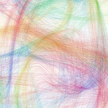 Many abstract colorful lines Stock Illustration