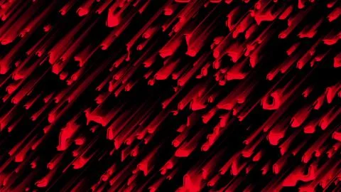 Many abstract comets fall at high speed, 3d rendering. Virtual asteroid rain Stock Illustration