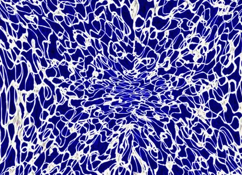 Many abstract electrical flash curved lines Backgrounds Stock Illustration