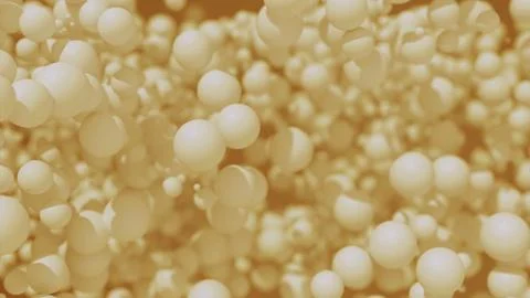 Many abstract isometric spheres. Design. Big and small floating round shaped 3d 스톡 일러스트