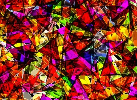 Many abstract neon element of modern style Stock Illustration