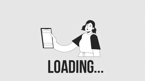 Many ads online bw loader animation Stock Footage 239018675