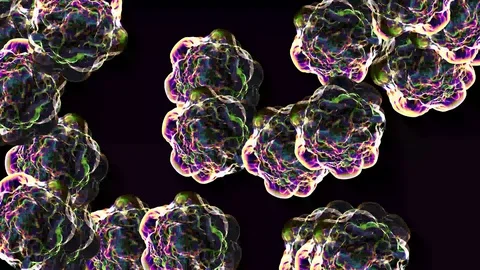 Many animated soap bubbles floating agai... | Stock Video | Pond5