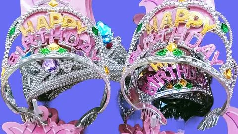 Many artificial crowns Stock Photos