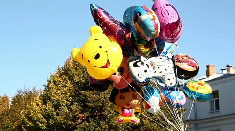 Many Balloons Stock Footage 42852232