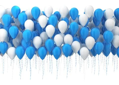 Many balloons Stock Illustration