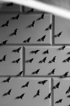 Many bats on a background Foto stock