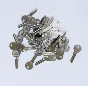 Many blank keys Stock-Fotos