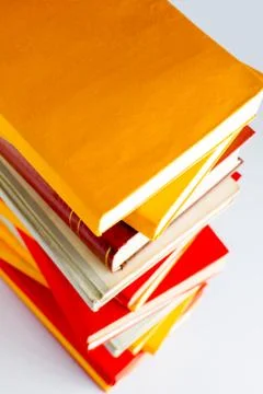 Many books Stock Photos