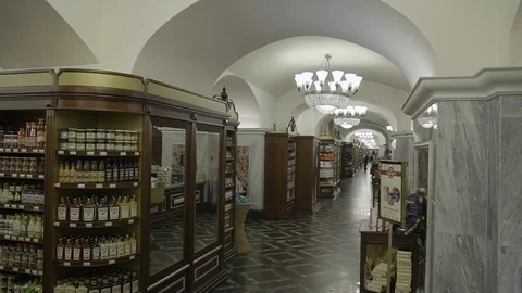 Many bottles of Alcohol Stock Footage 106900495