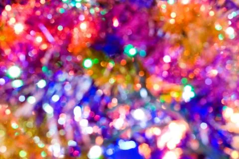 Many bright blurred lights Stock Photos