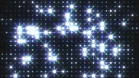 Many bright, glittering led lights flash on a panel Stock Footage 321283319
