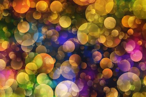 Many bubbles in Chaotic Arrangement Stock-Illustration