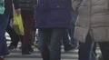 Many busy people crossing street on zebra, hectic life in big city, road safety HD Footage