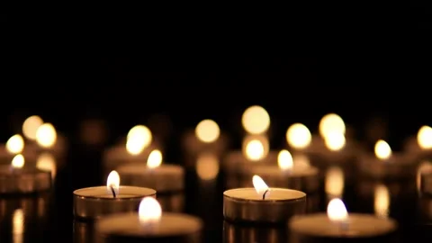 Memorial Candles Stock Video Footage, Royalty Free Memorial Candles Videos