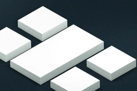 Many cards. flyers. template to presentation Illustrazione stock