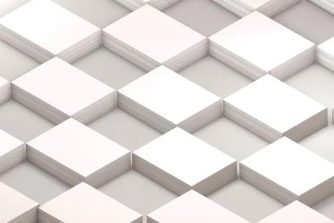 Many cards stack of paper template to presentation Illustrazione stock