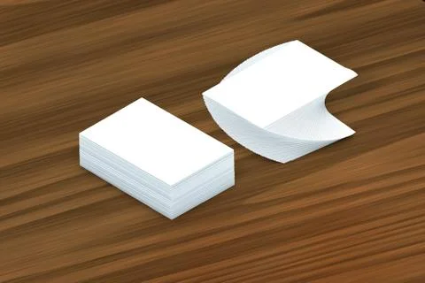 Many cards stack of paper template to presentation Illustrazione stock