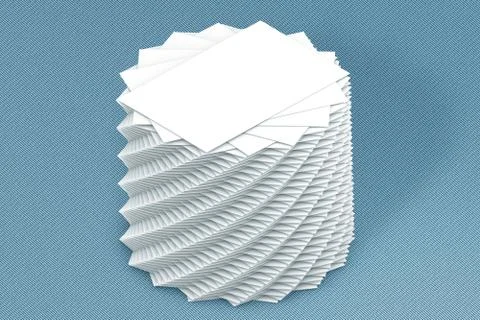 Many cards stack of paper template to presentation Illustrazione stock