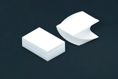 Many cards stack of paper template to presentation Illustrazione stock