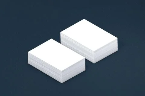 Many cards stack of paper template to presentation Illustrazione stock