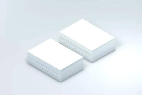 Many cards stack of paper template to presentation Stock Illustration