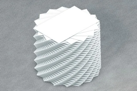 Many cards stack of paper template to presentation Illustrazione stock