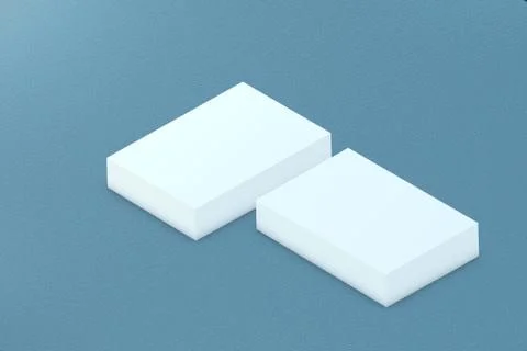 Many cards stack of paper template to presentation Illustrazione stock