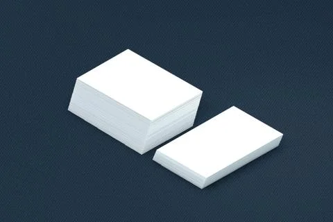 Many cards stack of paper template to presentation Illustrazione stock