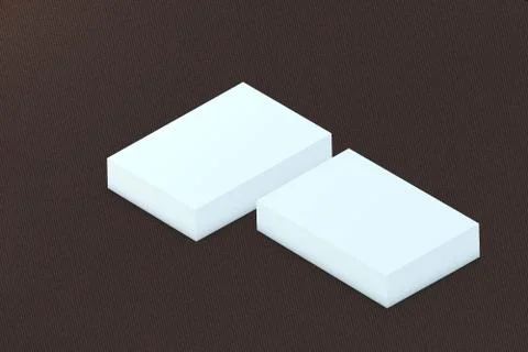 Many cards stack of paper template to presentation Illustrazione stock