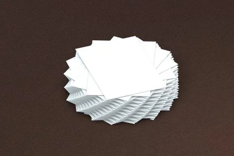 Many cards stack of paper template to presentation Illustrazione stock