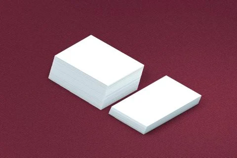 Many cards stack of paper template to presentation Stock Illustration