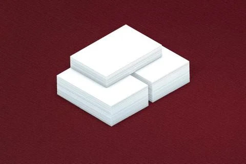 Many cards stack of paper template to presentation Stock Illustration
