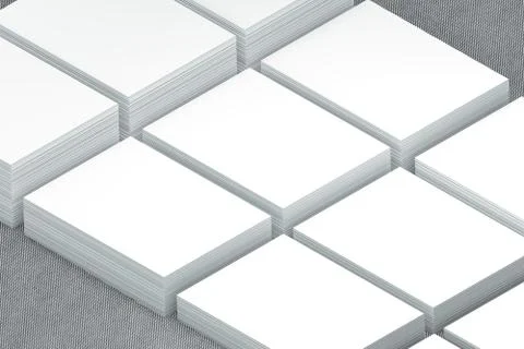 Many cards stack of paper template to presentation Stock Illustration