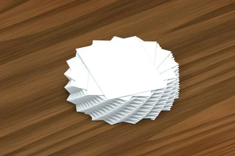 Many cards stack of paper template to presentation Stock Illustration