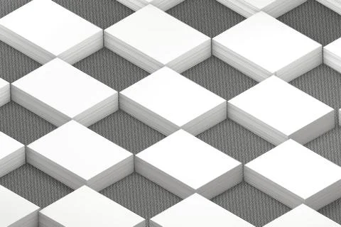 Many cards stack of paper template to presentation Stock Illustration