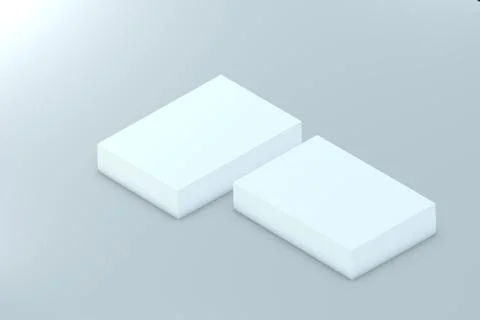 Many cards stack of paper template to presentation Stock Illustration