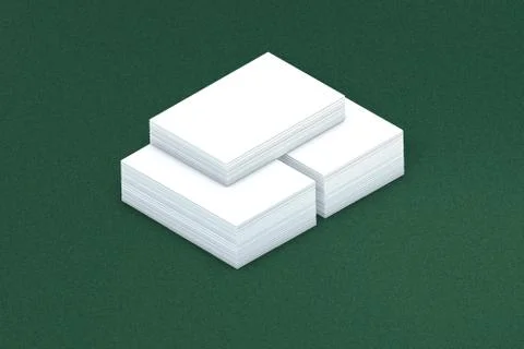 Many cards stack of paper template to presentation Stock Illustration