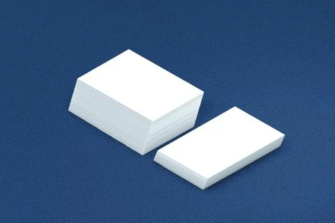 Many cards stack of paper template to presentation Illustrazione stock