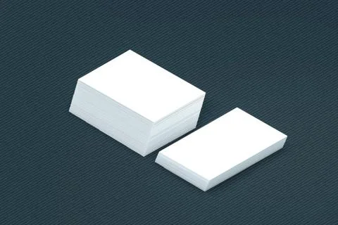 Many cards stack of paper template to presentation Illustrazione stock