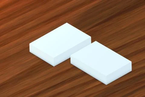 Many cards stack of paper template to presentation Illustrazione stock