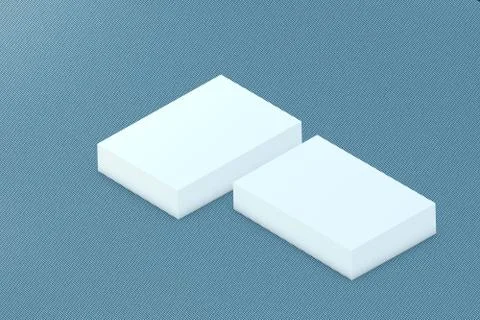 Many cards stack of paper template to presentation Illustrazione stock