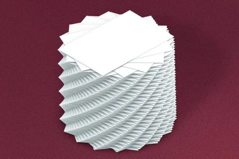 Many cards stack of paper template to presentation Stock Illustration