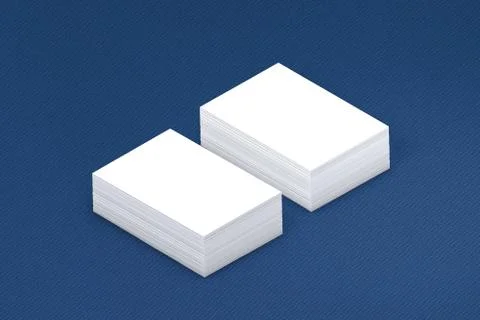 Many cards stack of paper template to presentation Illustrazione stock