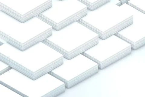 Many cards stack of paper template to presentation Stock Illustration