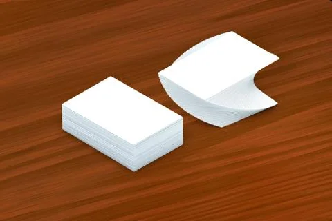 Many cards stack of paper template to presentation Illustrazione stock