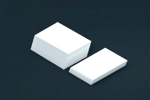 Many cards stack of paper template to presentation Illustrazione stock