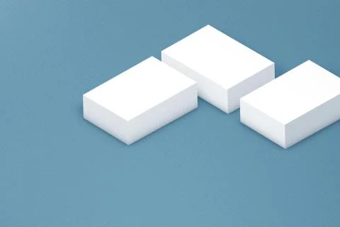 Many cards stack of paper template to presentation Illustrazione stock