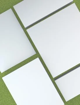 Many cards. template to presentation Stock Illustration