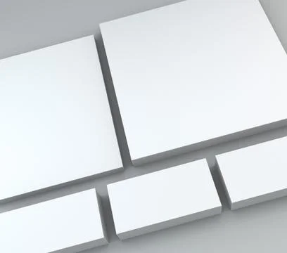 Many cards. template to presentation Stock Illustration